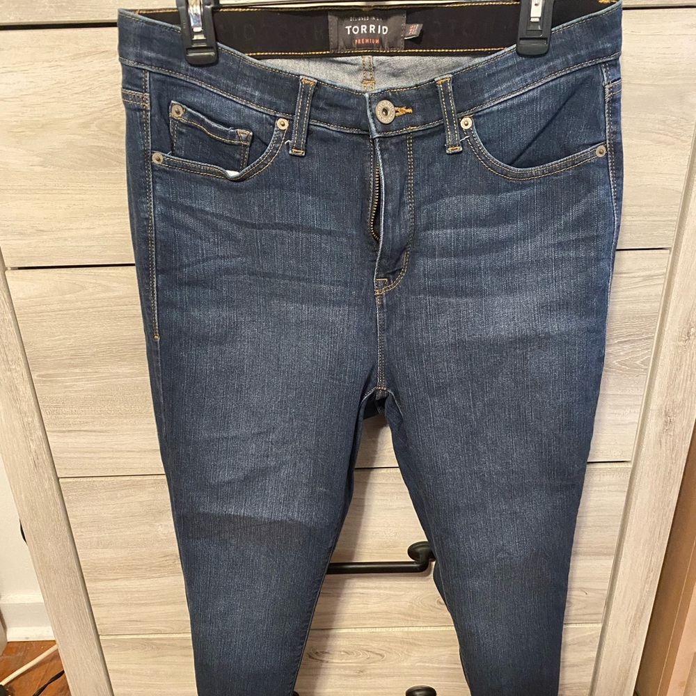 Torrid sky high skinny jeans
